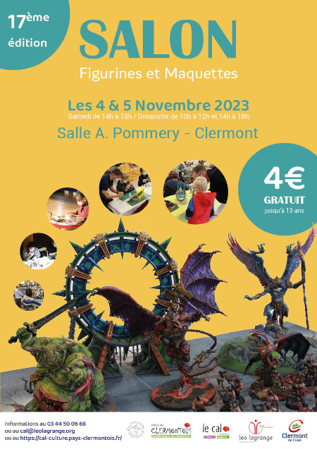 Affiche salon figurines et maquettes